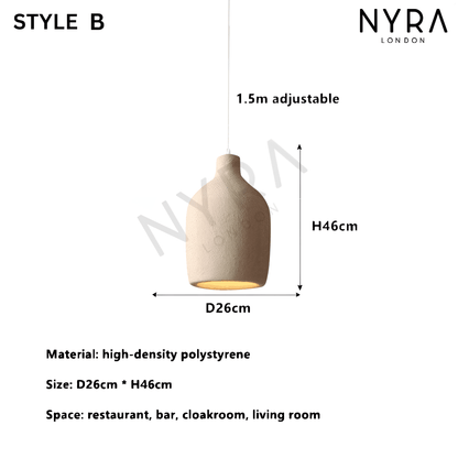 NYRA Resin Wabi Pendant Lights