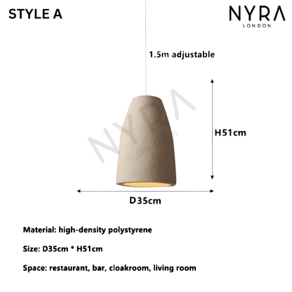 NYRA Resin Wabi Pendant Lights