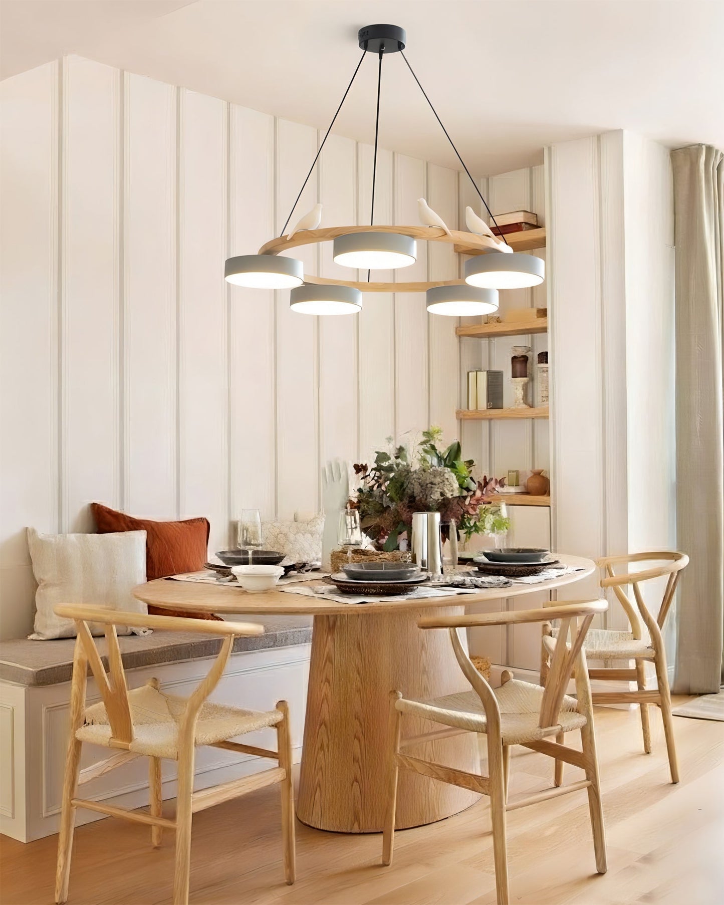 Sienna Bird Round Chandelier